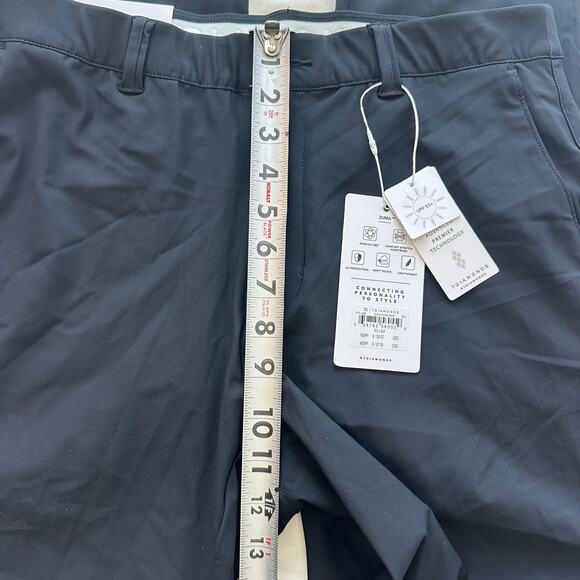7Diamonds Black, Zuma, UV Protected, Chino Golf Pants NWT- 32x32 - Picture 8 of 11